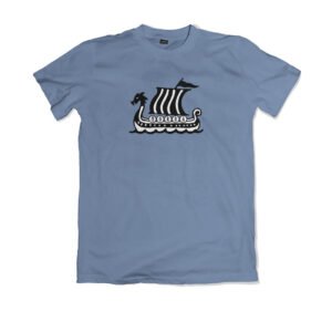 T-Shirt Longship Light Blue